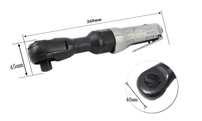 Air Ratchet Pneumatic Wrench Tools Torsion Drive Spanner Air Impact 