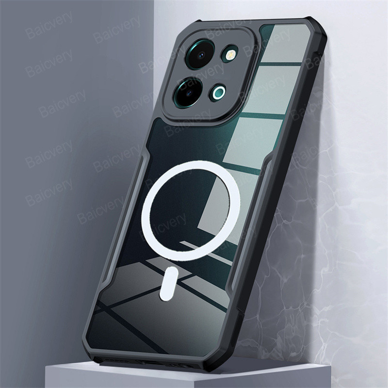 Phone Case VIVO Y28 4G V2352 High Quality Black AntiDrop Acrylic Shell