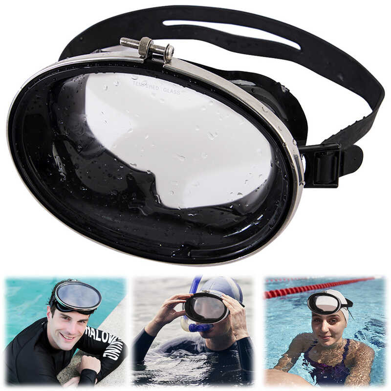 HD ☆ Waterproof Equipment Mask AntiFog Outdoor Swim Wide View Scuba