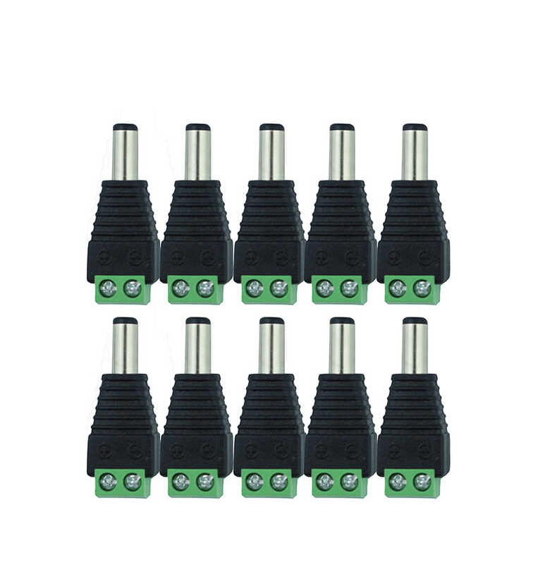10 stücke 12V DC Power Stecker Stecker Jack Männlich