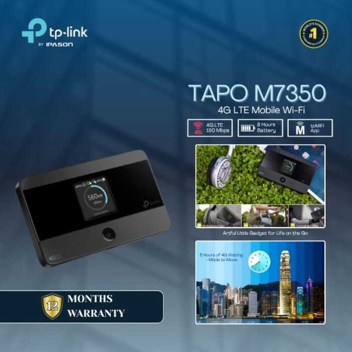 Tp-Link M7350 Portable Wireless Router, Wi-Fi 4G Full Netcom Travel ...