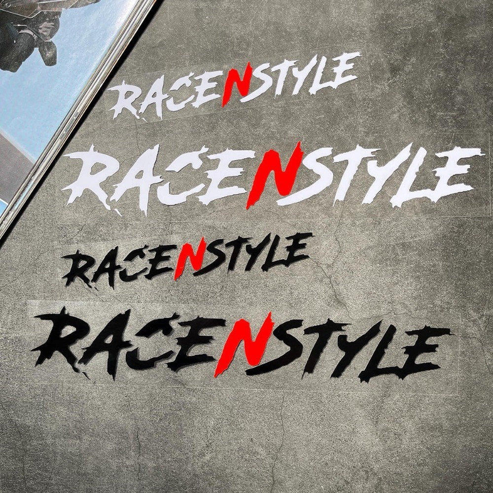 RACE N STYLE Car Sticker RACENSTYLE Cutout Waterproof Vinyl Decal for ...