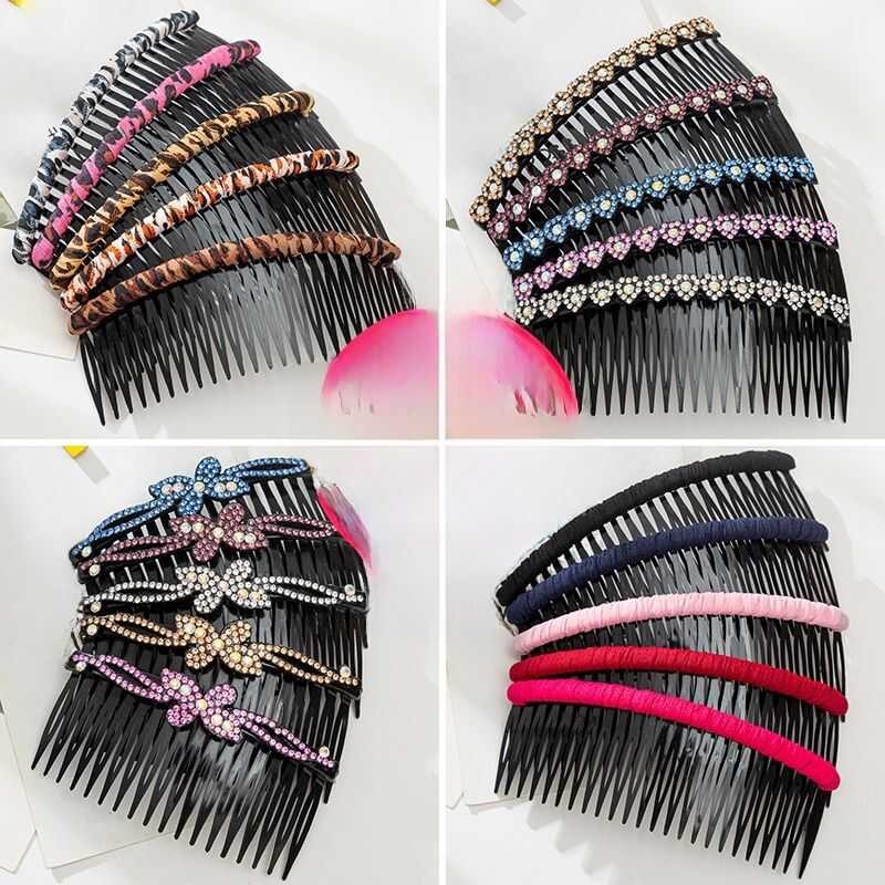 Anti-Slip Women's Simple Adult Accessories Side Bangs Comb Fashionable ...