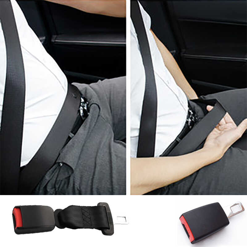 Car Seat Belt Extender Auto D Type With Safety Buckle 21 22Mm Seatbelt For Pregnant Woman Fa Shopee Philippines