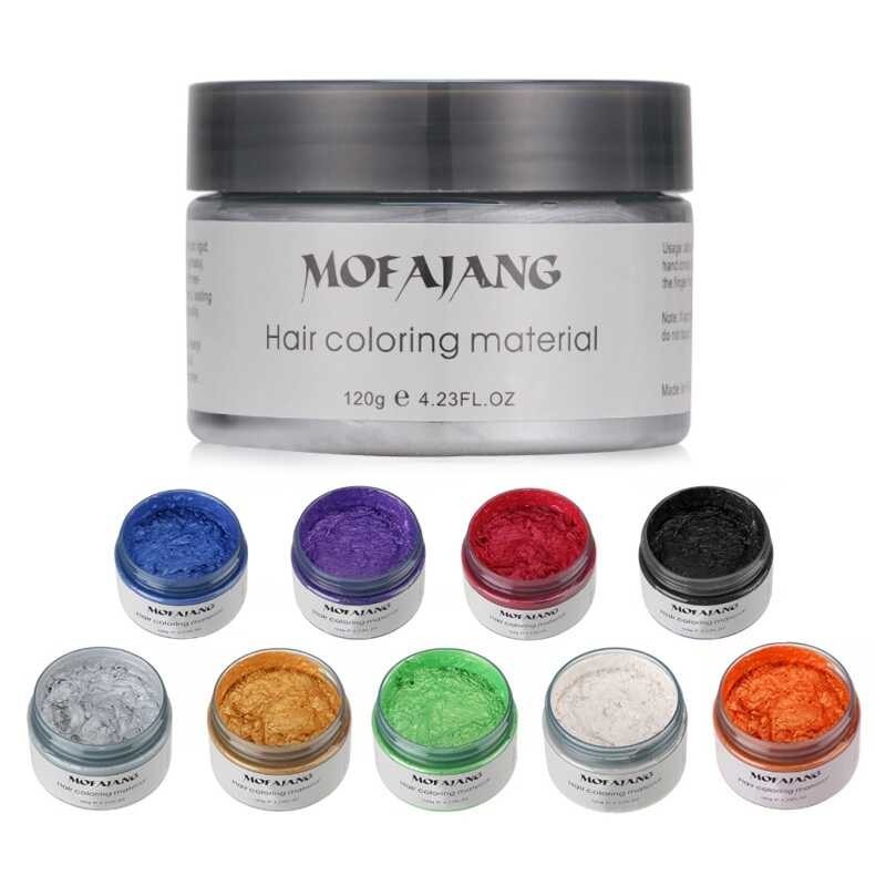 Wax Mofang Color Styling Pomade Sier Grandma Grey Disposable Natural