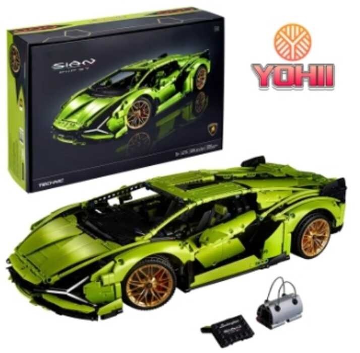 LEGO building blocks Lamborghini Building Blocks Racing Car Toys Big ...