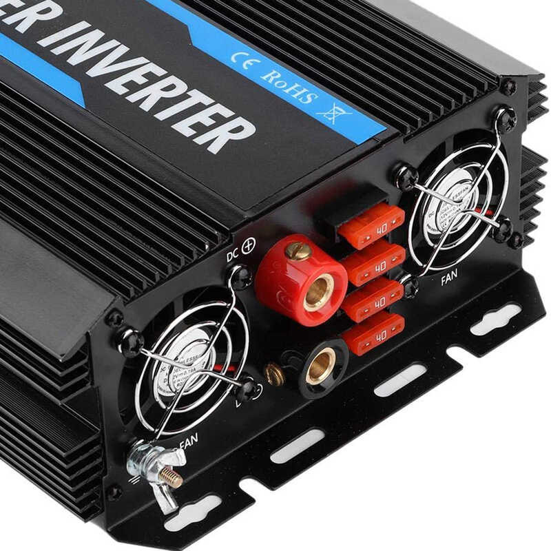 Pure Sine 6000W Wave Inverter 12V DC 220V AC Peak Power 12000W For RV ...