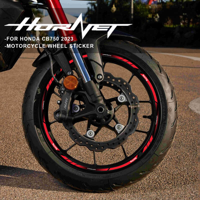 For Honda CB 750 Cb750 Hornet Motorcycle Rim Sticker Wheel Hub Stripe ...