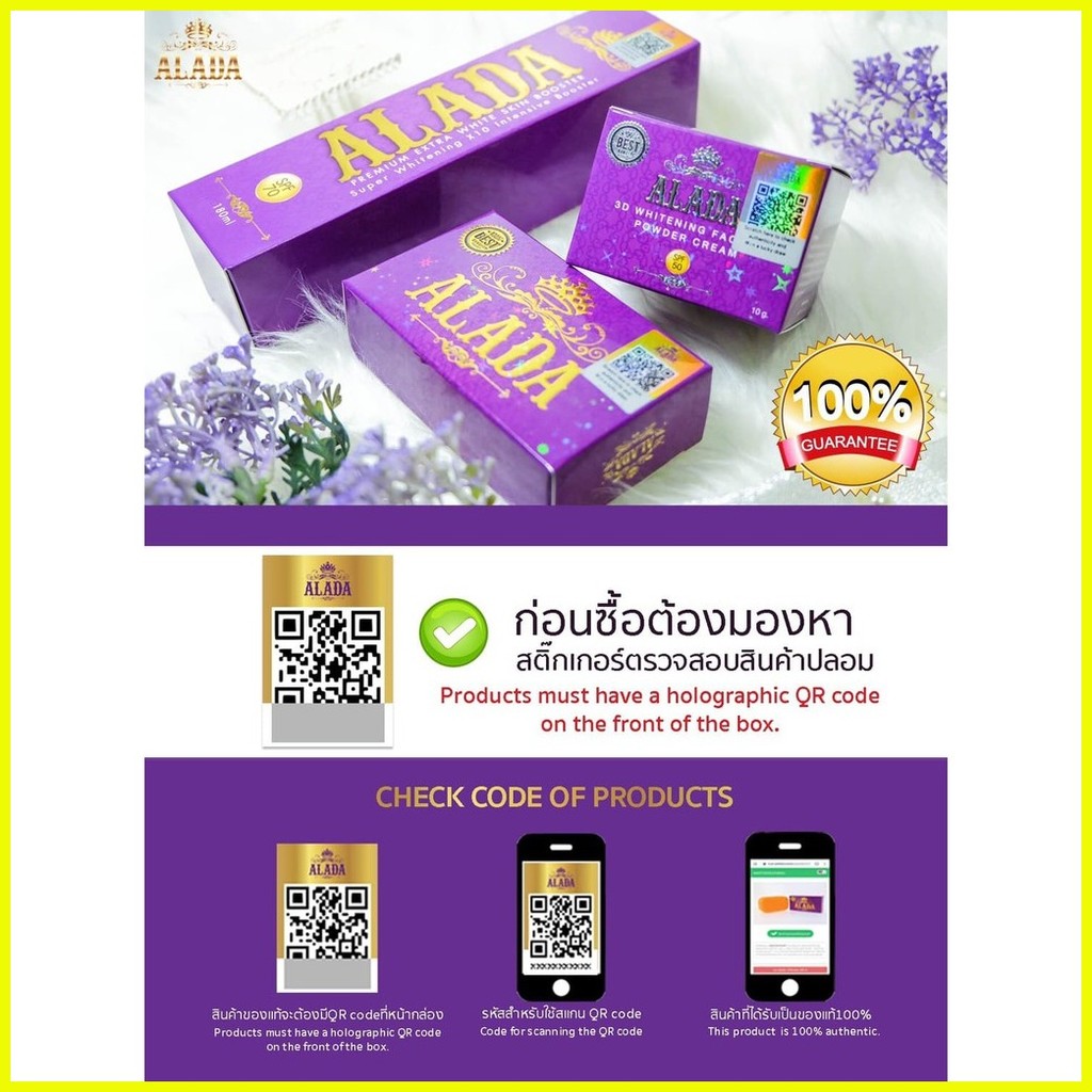 ☂ ℗ ALADA INSTANT WHITENING PLUS PREMIUM EXTRA WHITE SKIN BOOSTER (SET ...
