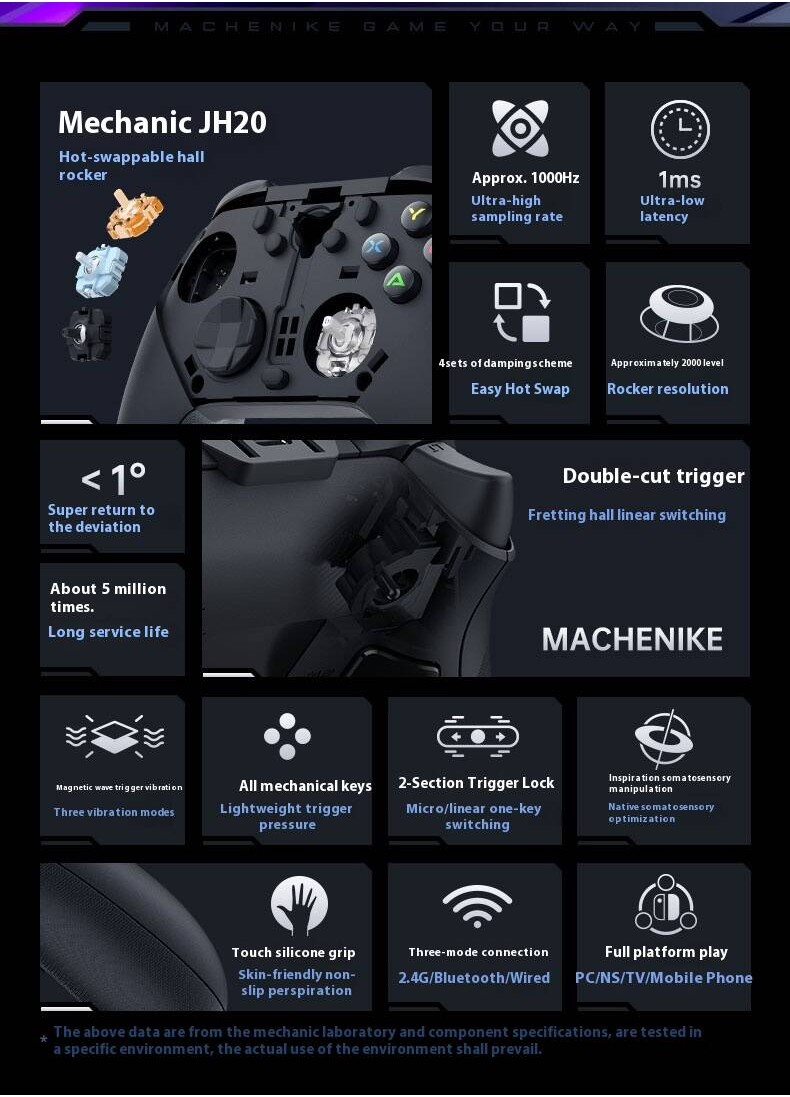 Mechanic G6 V2 the third mock examination game controller Bluetooth ...