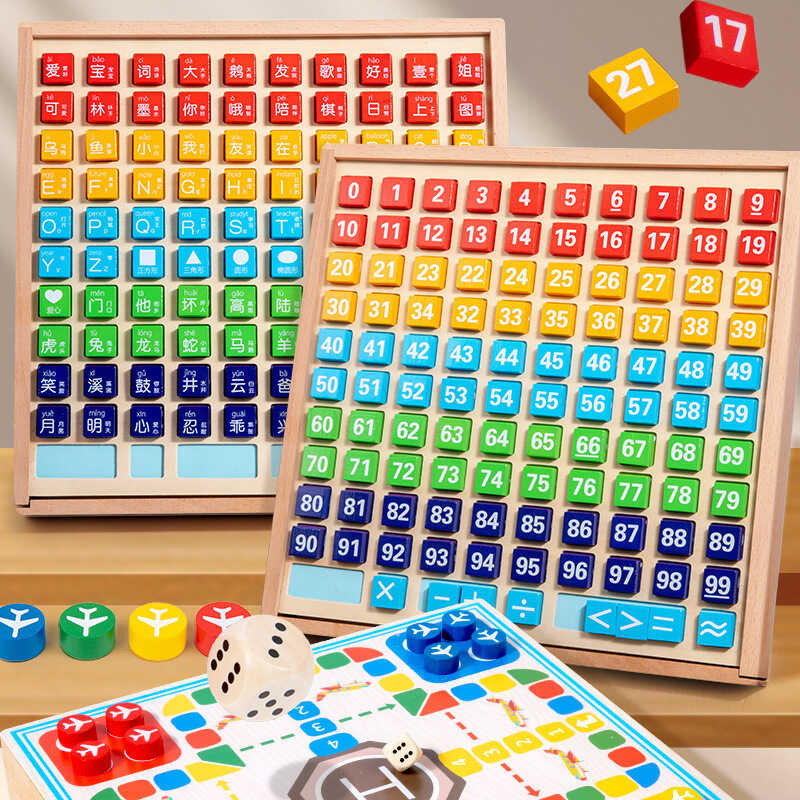 69 Hundred Number Board Montessori Mathematical Thinking Teaching Tool ...