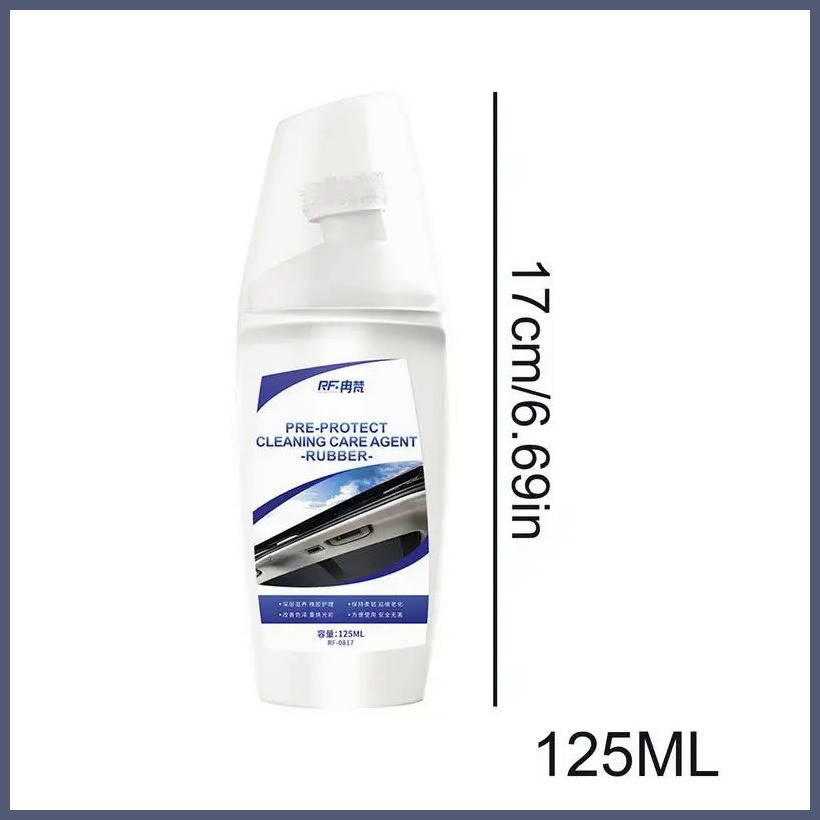 125ml Car Rubber Curing Agent Rubber Renovator Care Spray Liquid Wax ...
