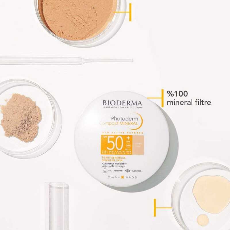 Photoderm Bioderma Compact Mineral Sunscreen Spf50+ (10G) + () | Shopee ...