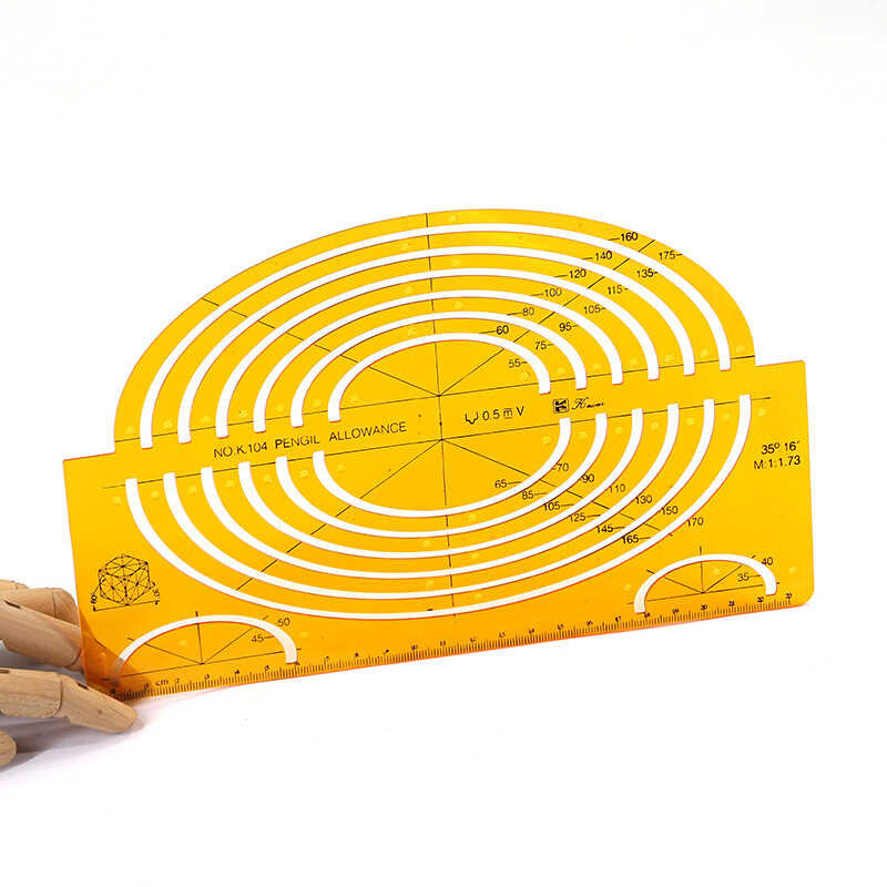 Kw-104 Large Ellipse Arc Template Arc Drawing Design Drafting Template ...