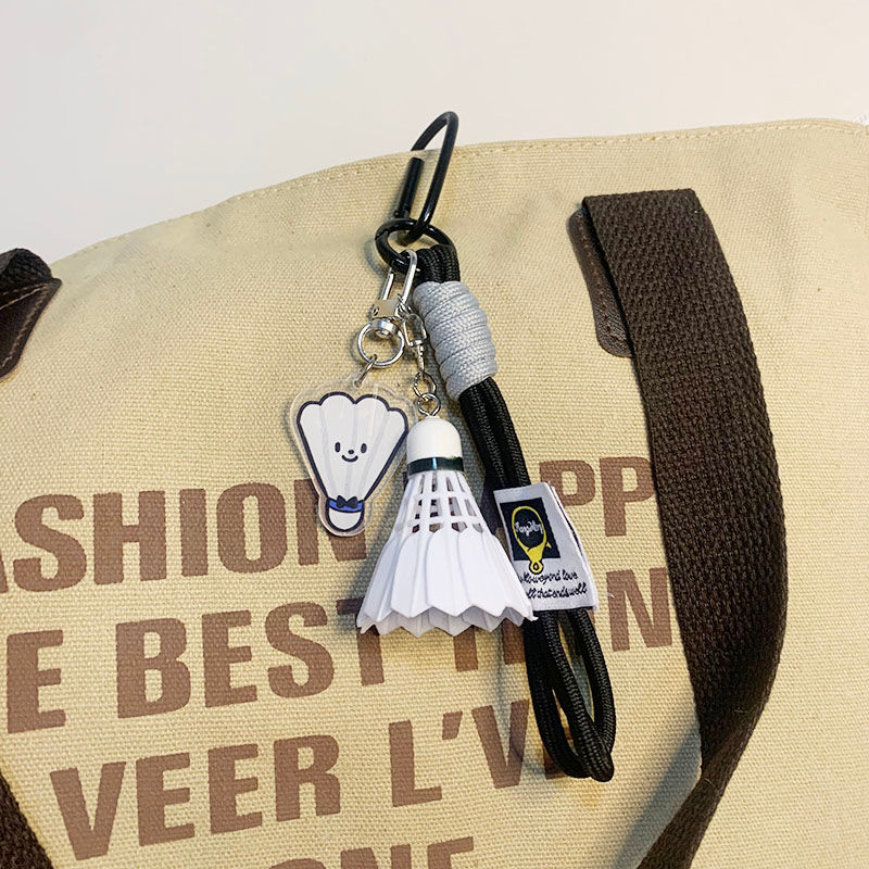 Best Friend Matching Keychains - Cute Badminton Racket Set, Sports ...