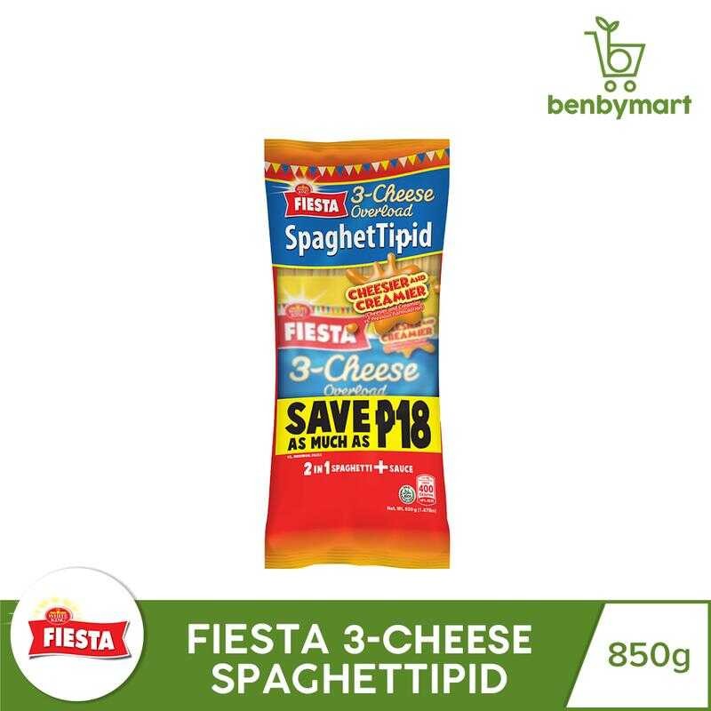 FIESTA Small 3 Cheese Spaghettipid Pack 850g | Shopee Philippines
