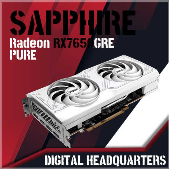 SAPPHIRE Radeon RX 7650 GRE 8Gb Gddr6 128Bit GPU Graphics Card | Shopee ...