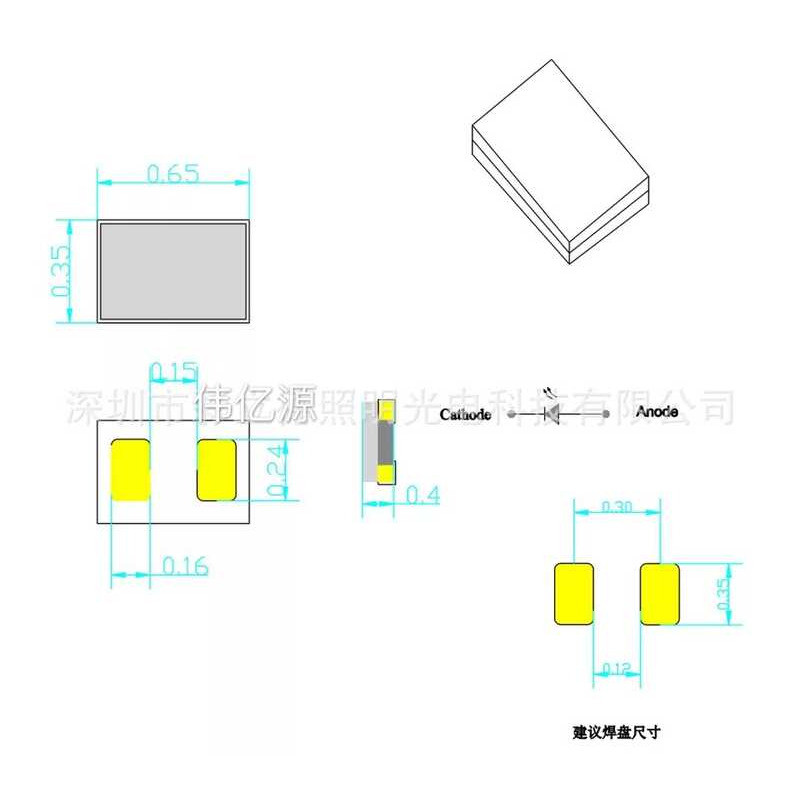Ultra-Small Size 0201 Red Blue Green Yellow Mini High Brightness Micro ...