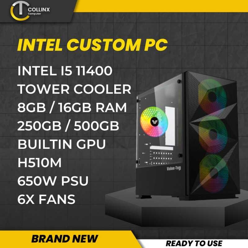 [ COMPLETE PC SET ] Intel Core I5 11400 11Th Gen CPU Desktop Package ...