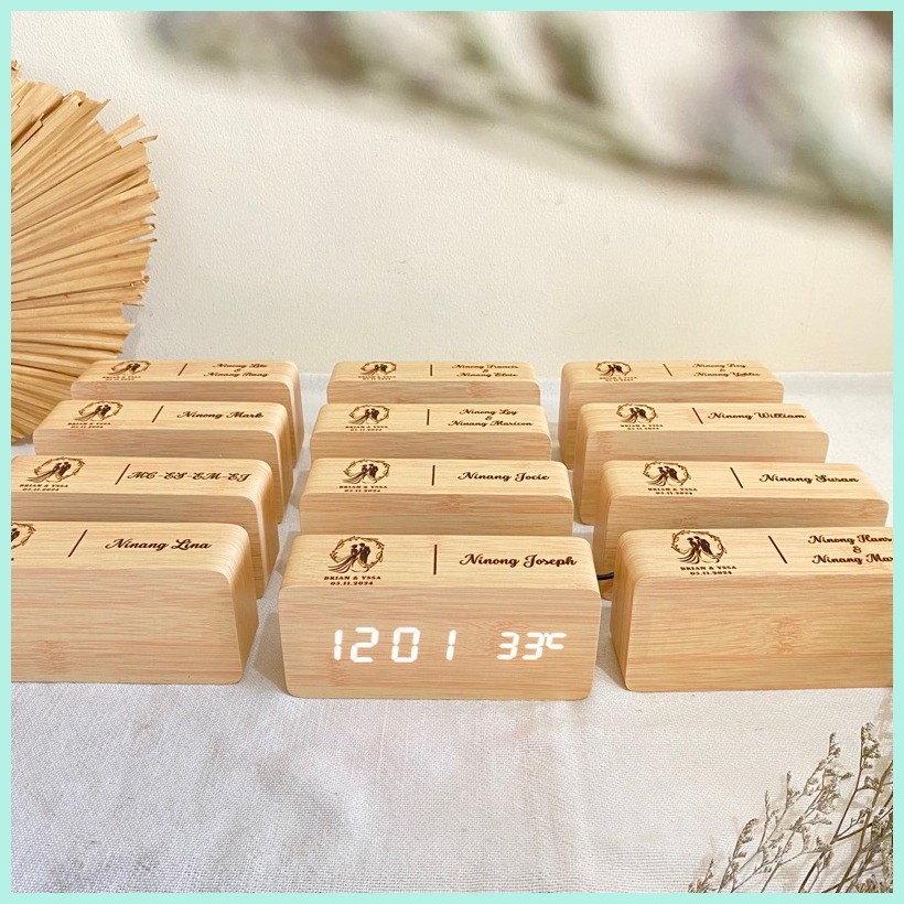LARGE PERSONALIZED RECTANGULAR DIGITAL CLOCK | Shopee Philippines