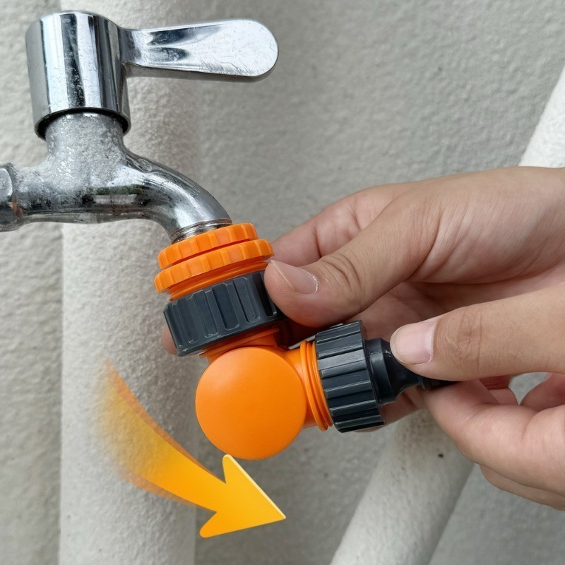 Garden Watering Faucet Connector - 180° Rotatable Thread Water Tap ...