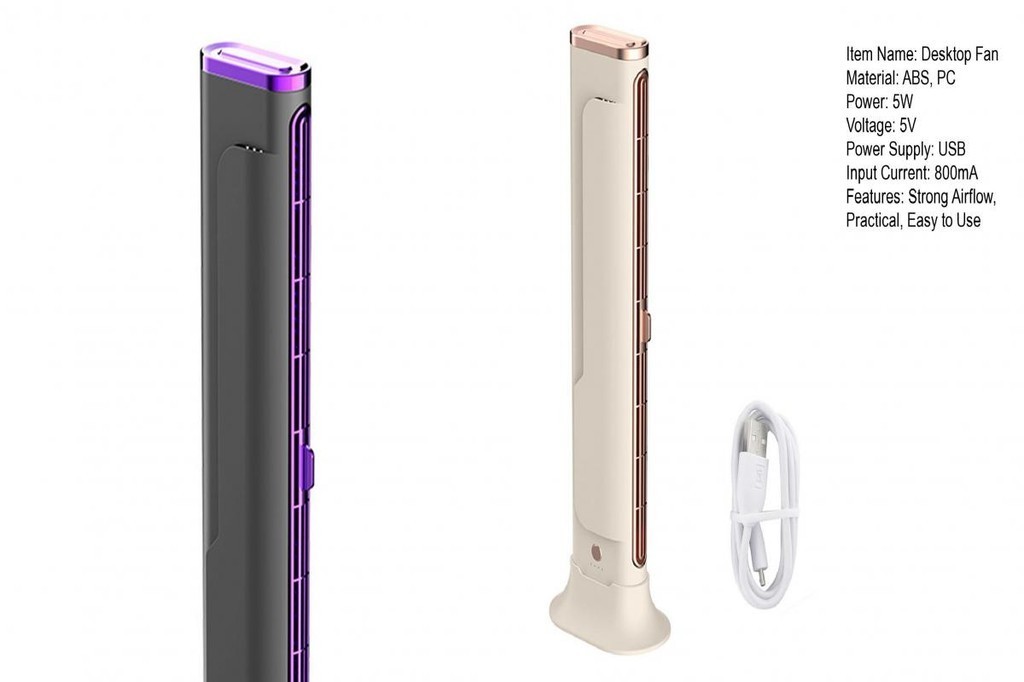 Cooling Solution Bladeless Desktop Fan Bladeless Airflow Desktop Fan