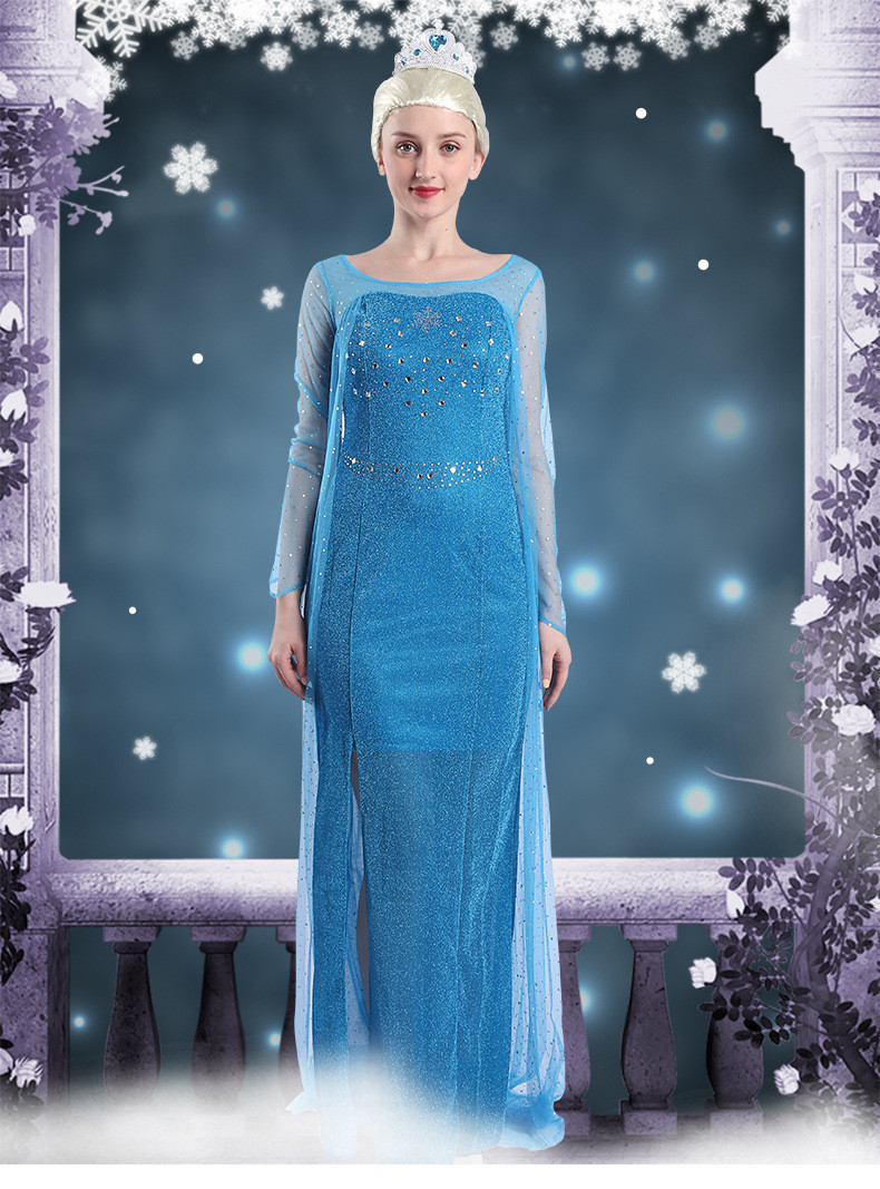 Halloween Role PlaycosplayPrincess Anna Cinderella Frozen Queen Elsa ...
