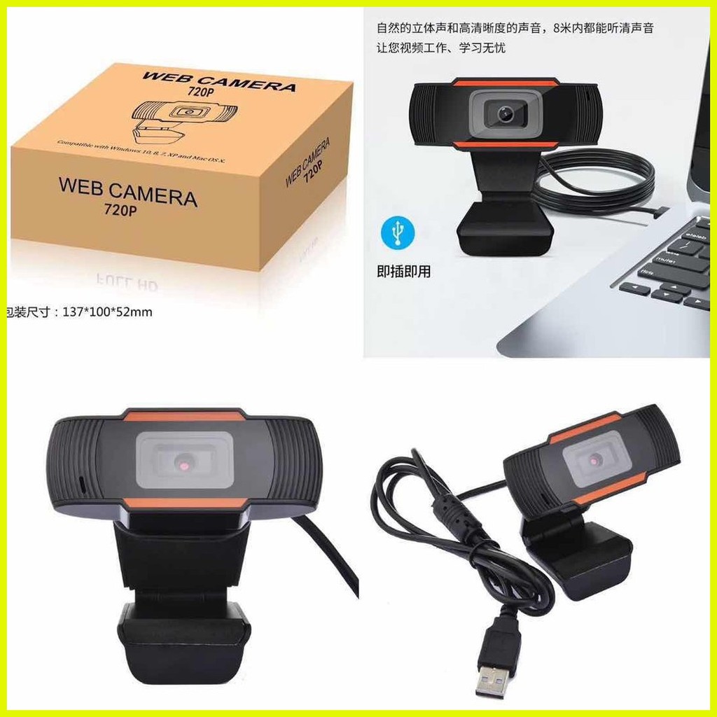 COD 720P Rotatable HD Webcam PC Laptop Web Cam Mini Camera with ...
