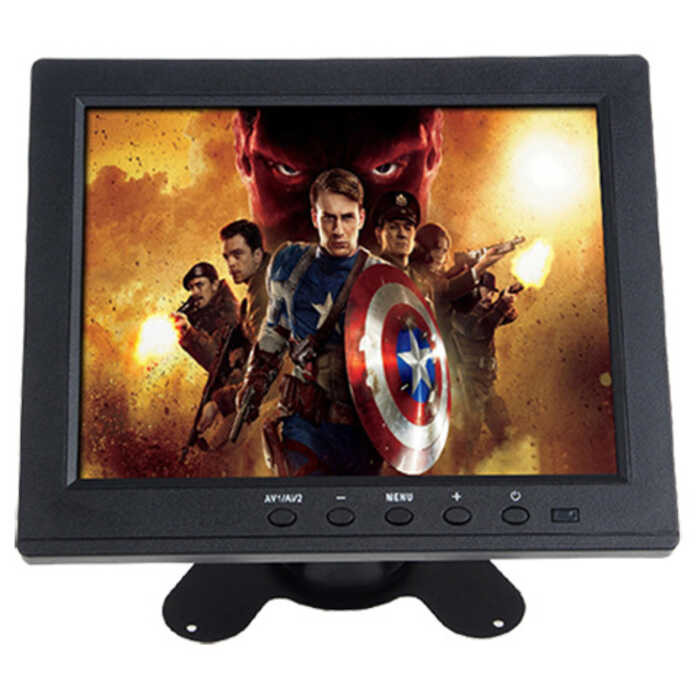 Fb 8-Pulgada Display Screen Av/Tv HDMI VGA BNG Interface Display ...