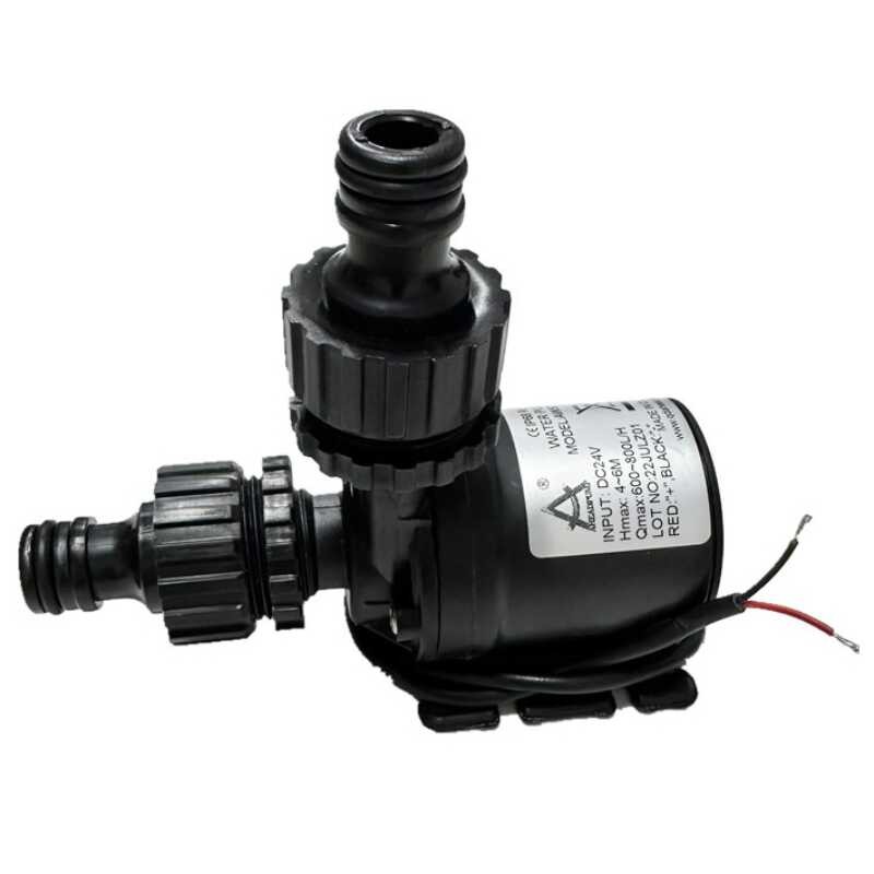 Pump 12V High Pressure Ultra Quiet Solar DC 24V Lift 5M 800L/H