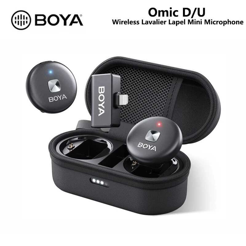 BOYA ☆ Omic D U Wireless Lavalier Lapel Mini Microphone Condenser Mic