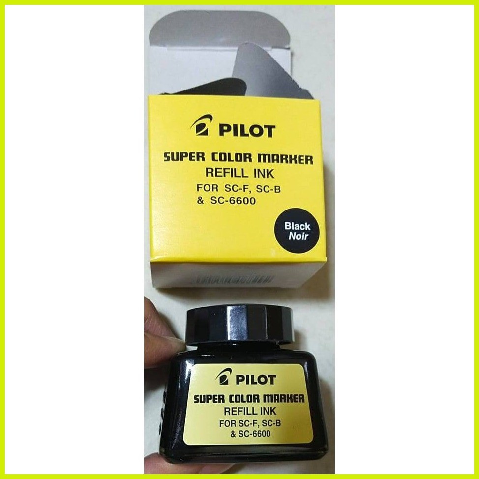 BLACK PILOT Permanent Refill Ink, 30ml per bottle | Shopee Philippines