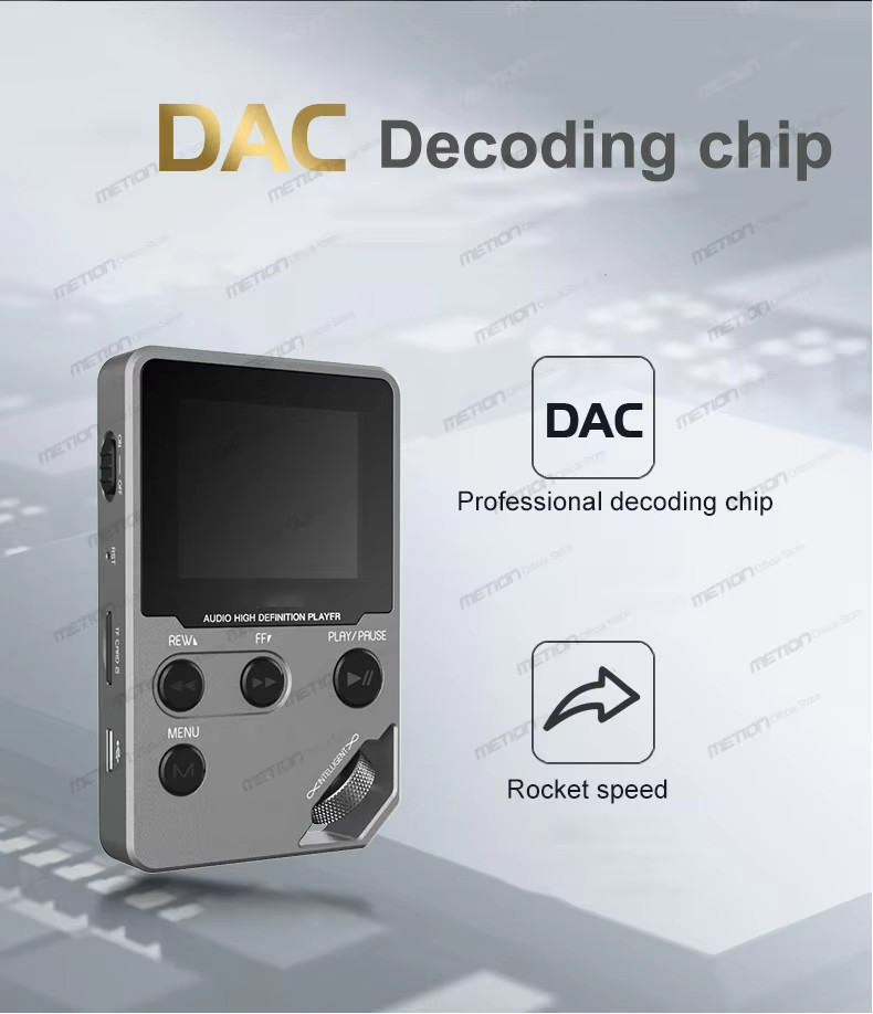 HiFi MP3 Player Bluetooth5.0,DAC Decoding Digital Audio Music Player