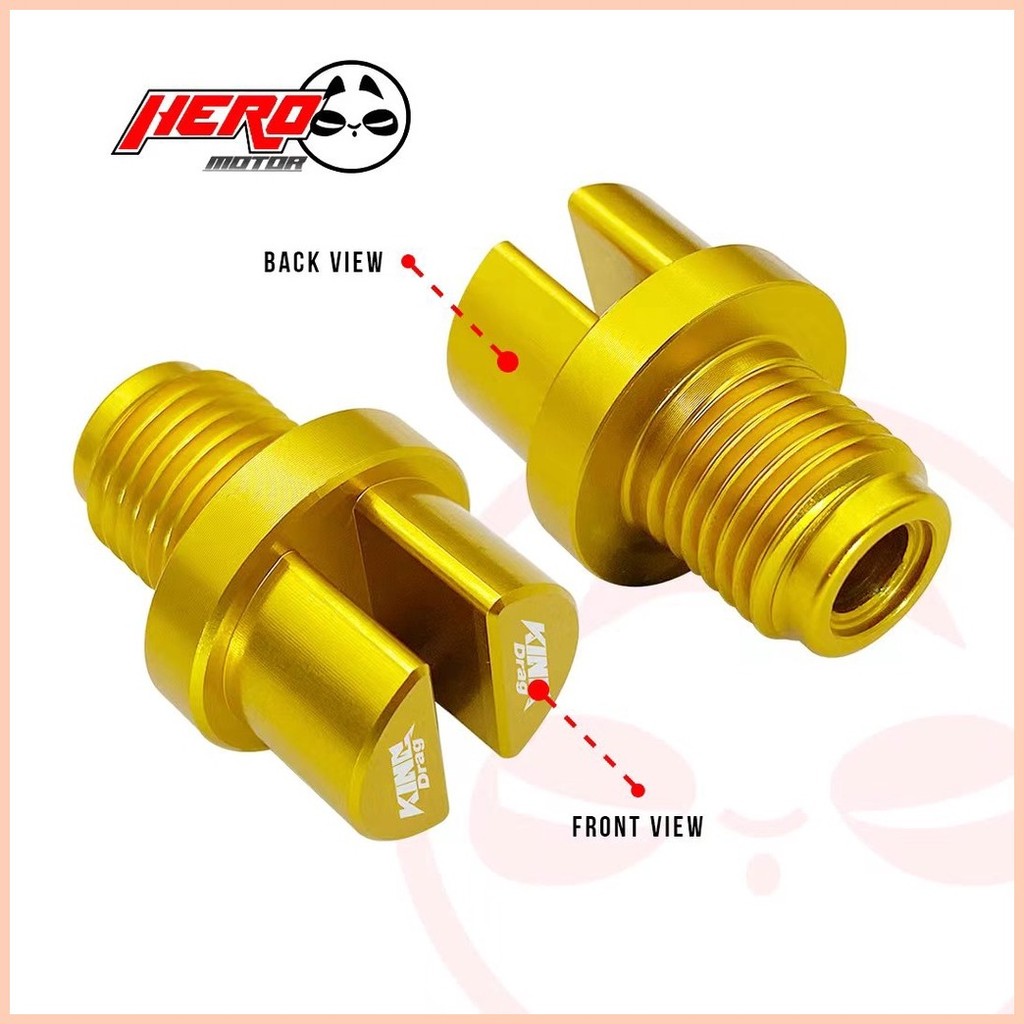 ∆ KingDrag CNC Gear Oil Cap For Nmax Aerox v1&v2 Plug And Play Shopee
