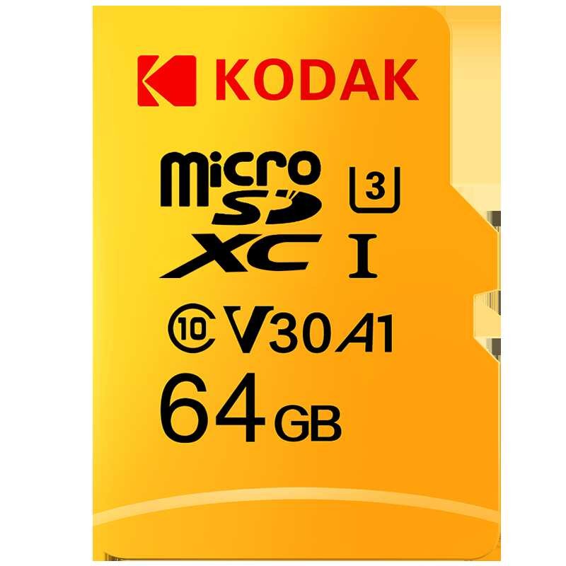 Kodak Micro SD Card Class 10 64GB U3 4K High Speed Cartao De Memoria