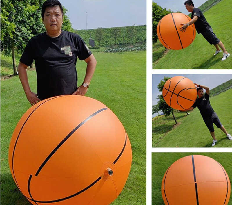 60-100Cm Inflatable Balloon, Activity Decoration Basketball, Children's ...