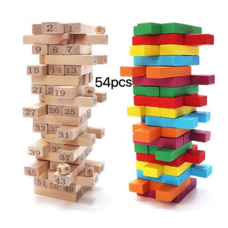 JLT Wooden Stacking Building Blocks | Shopee Philippines