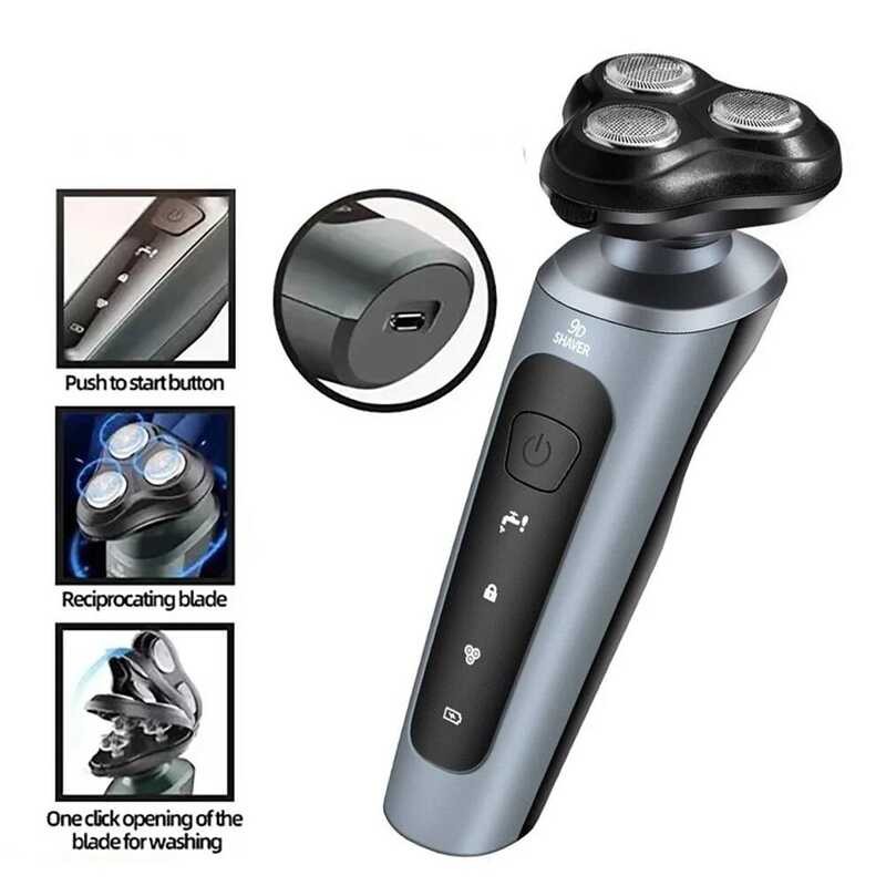 Shaver Bear Razor For Men Intelligent Wet Dry Beard Shaving Trimmer ...