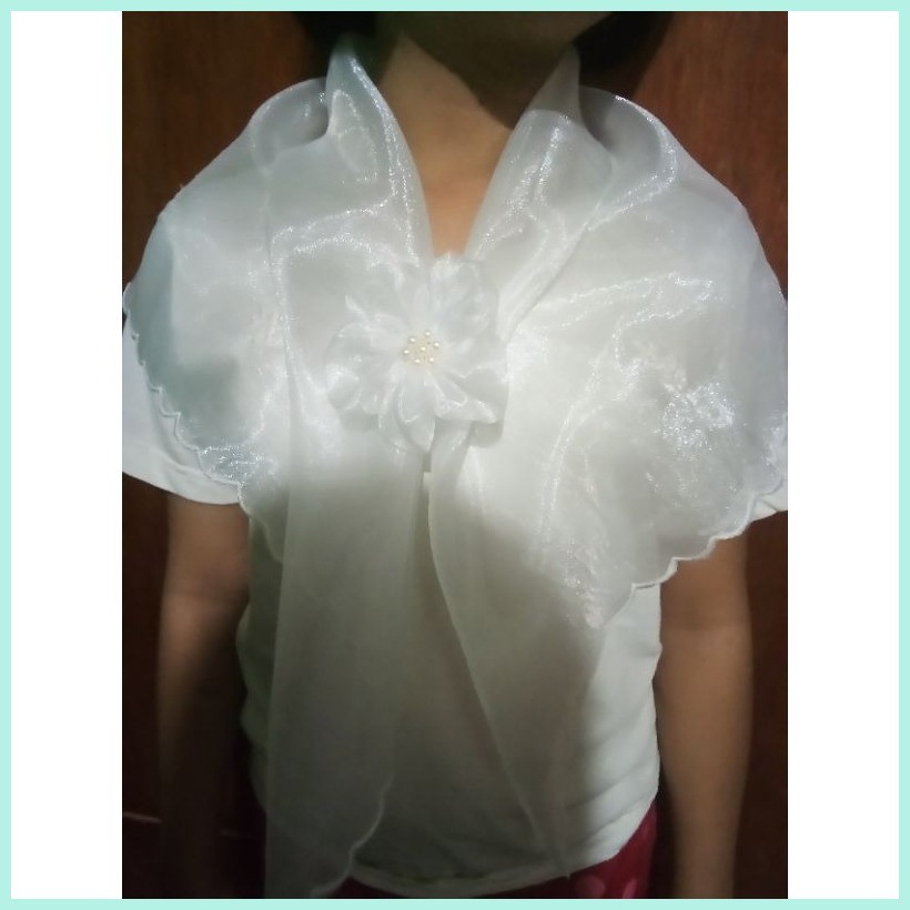 Filipiniana Alampay with simple burda | Shopee Philippines