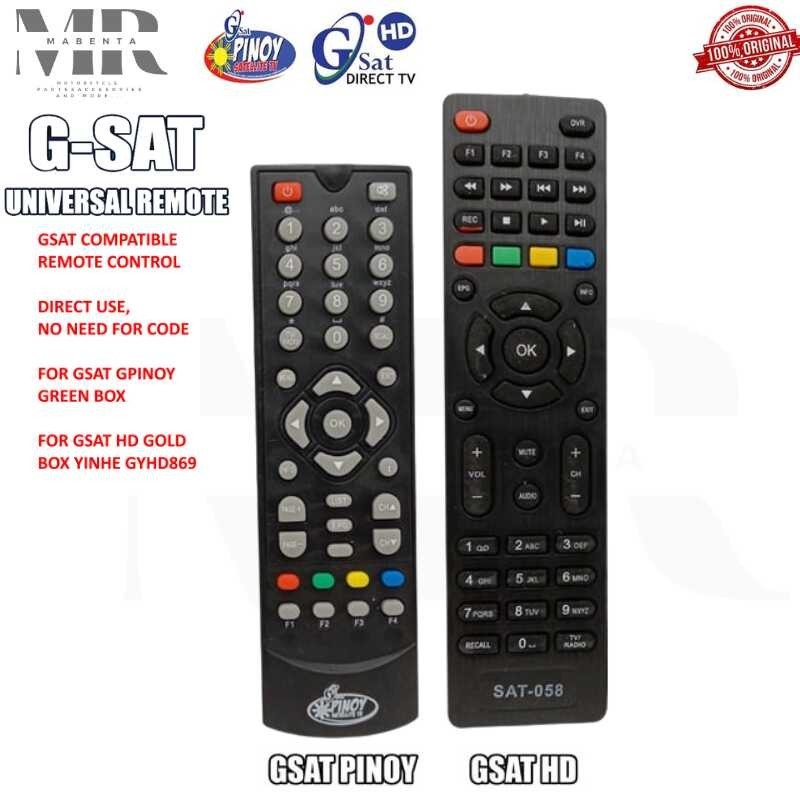 2025 at GPINOY TV Remote Control Unit lamang - kompatible sa GSAT HD ...