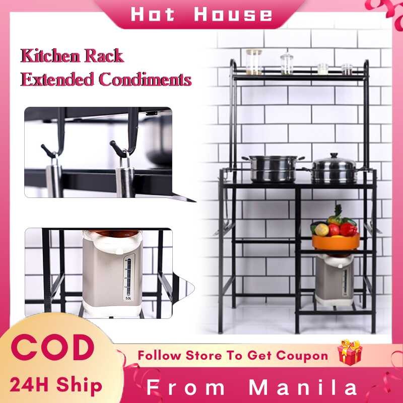 Stainless Steel Stand Organizer Space Saver Kitchen Shelf OStanding