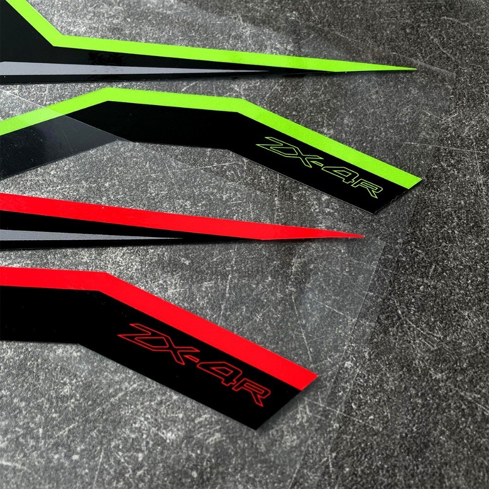 Kawasaki Fairing Sticker Waterproof Reflective Modified Decal ...