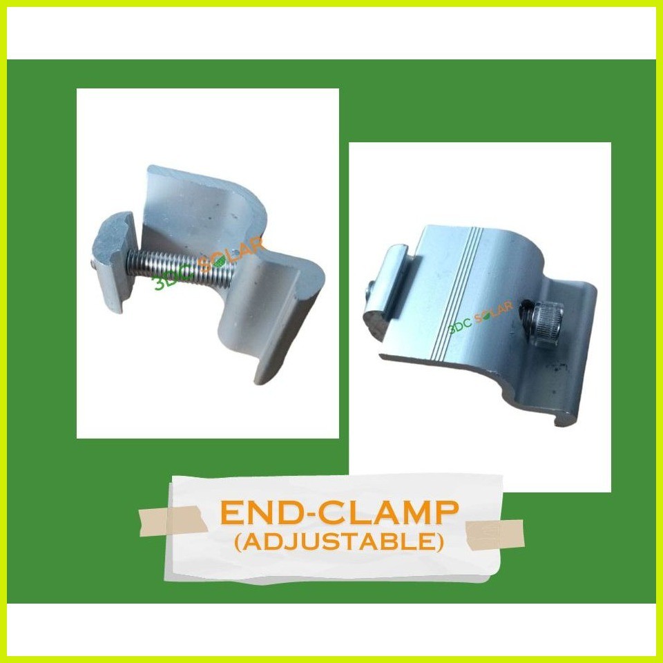 ♨ Solar Mounting Accessory For Panel | L-Foot End Clamp Mid Clamp ...