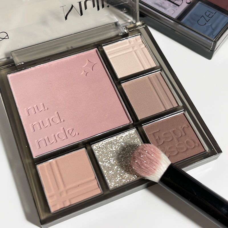 Czel CZEL Soft Color Gradient Multi-Function Eyeshadow Palette Blush ...