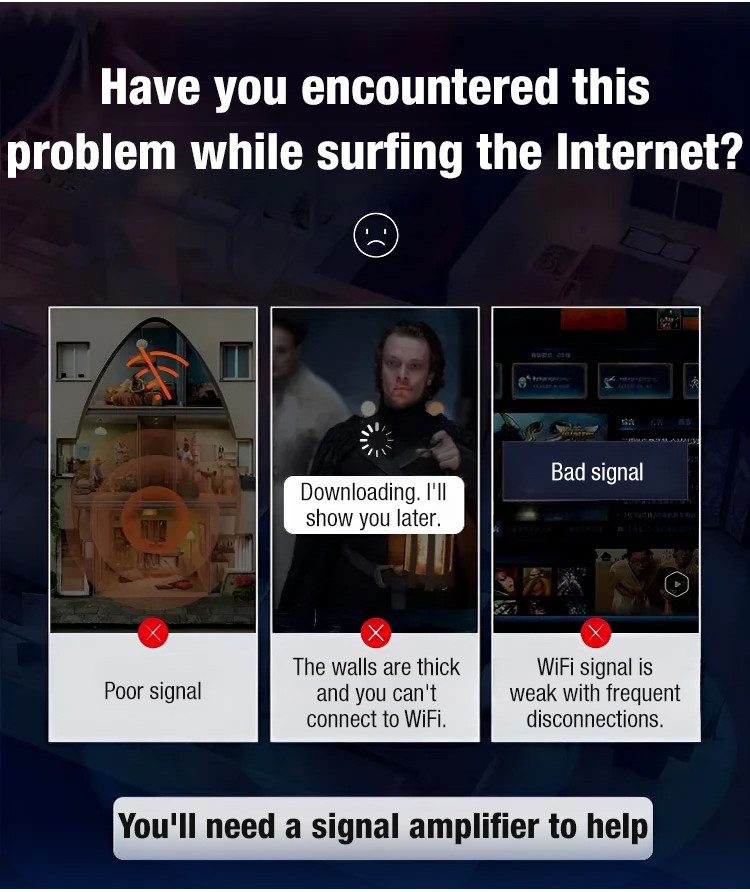 Full signal coverage signal amplifier Network Signal Booster Expander