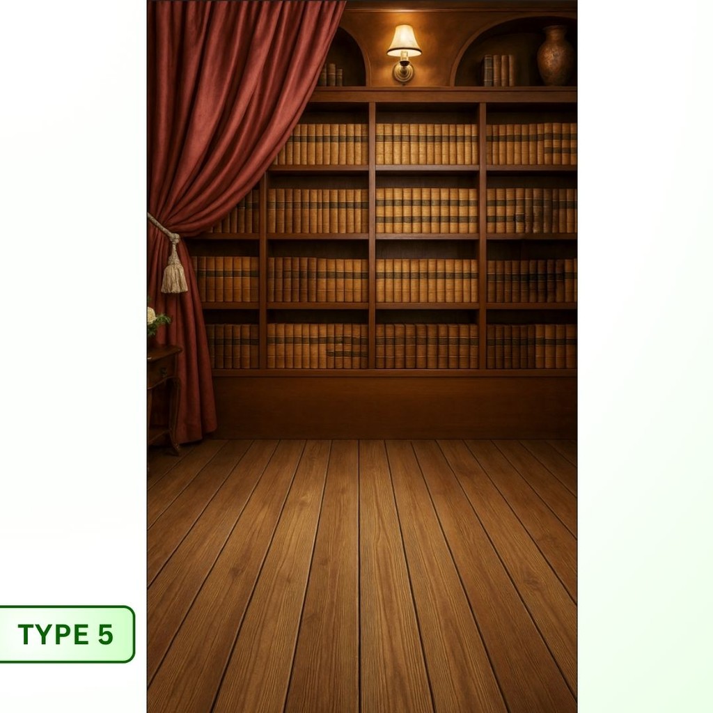 GS Bookshelf Theme Library Convo Convocation Graduation Backdrop (2.8 x ...