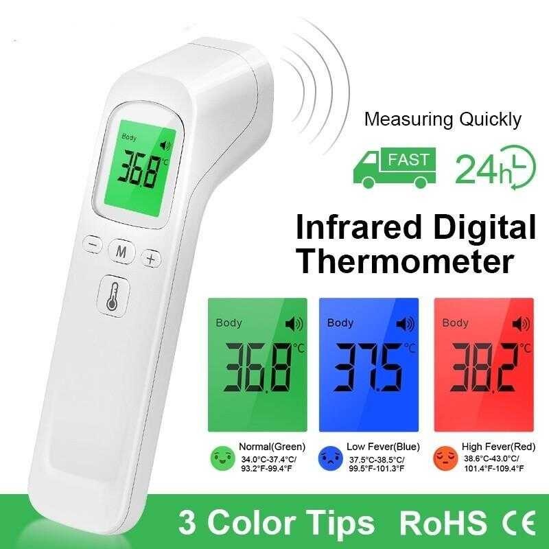 Non-Contact Infrared Baby Adult Thermometer Body Measurement Device ...