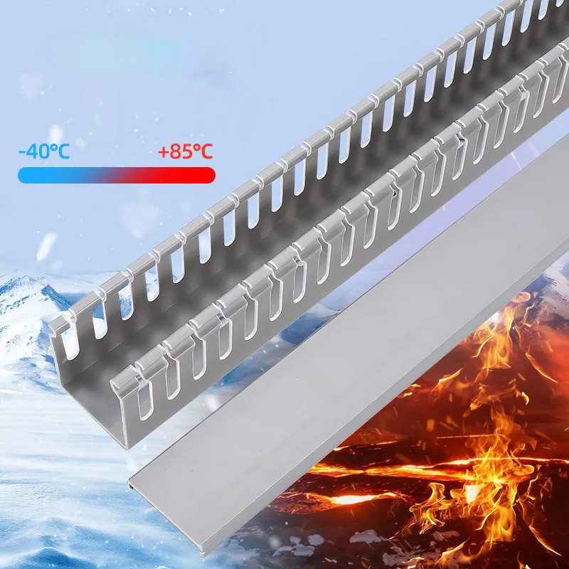 PVC Cable Tray Duct Slotted PVC cable trunking Wire Duct Cable ...