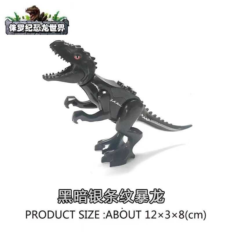 Toysworld Building Blocks Dino Indoraptor - Black - Mini Figure Kids ...