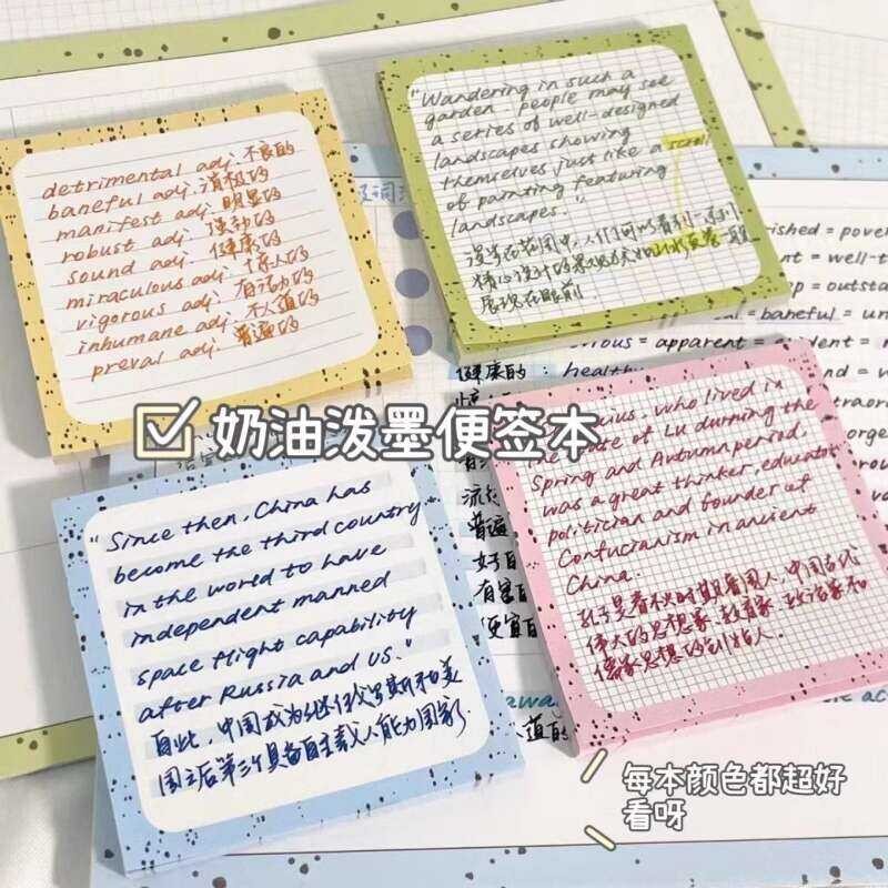 Fully adhesive, same type, n-time classified sticky note | Shopee ...